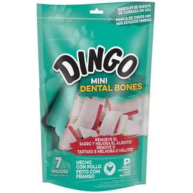 Osso Dingo Dental Bone Nó Mini Extra Small Com 7