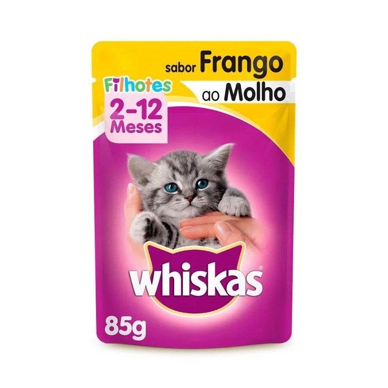 Whiskas Sachê Filhote Frango Ao Molho 85g