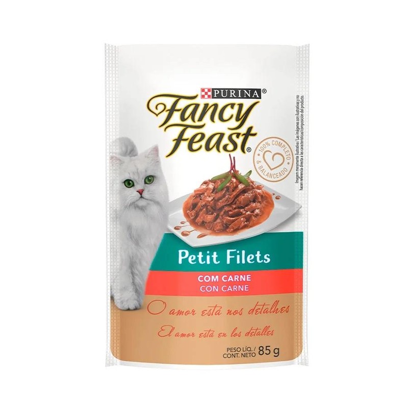 FANCY FEAST SACHE PETIT FILETS CARNE 85G