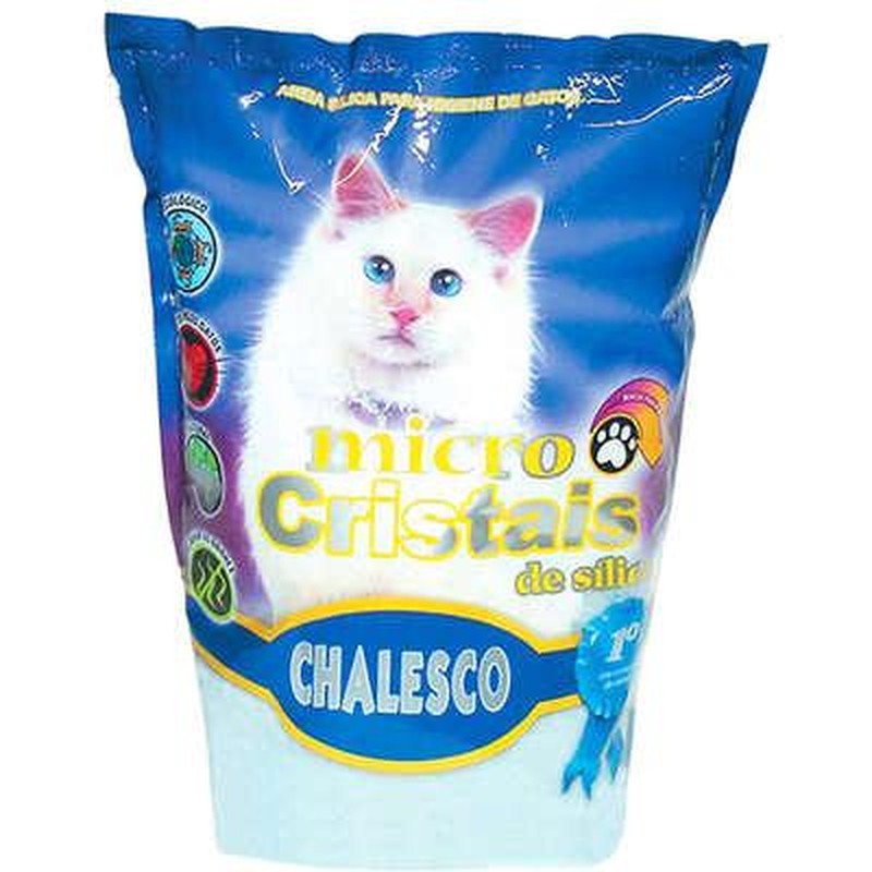 Chalesco Areia Higiênica Micro Cristais 1,8kg