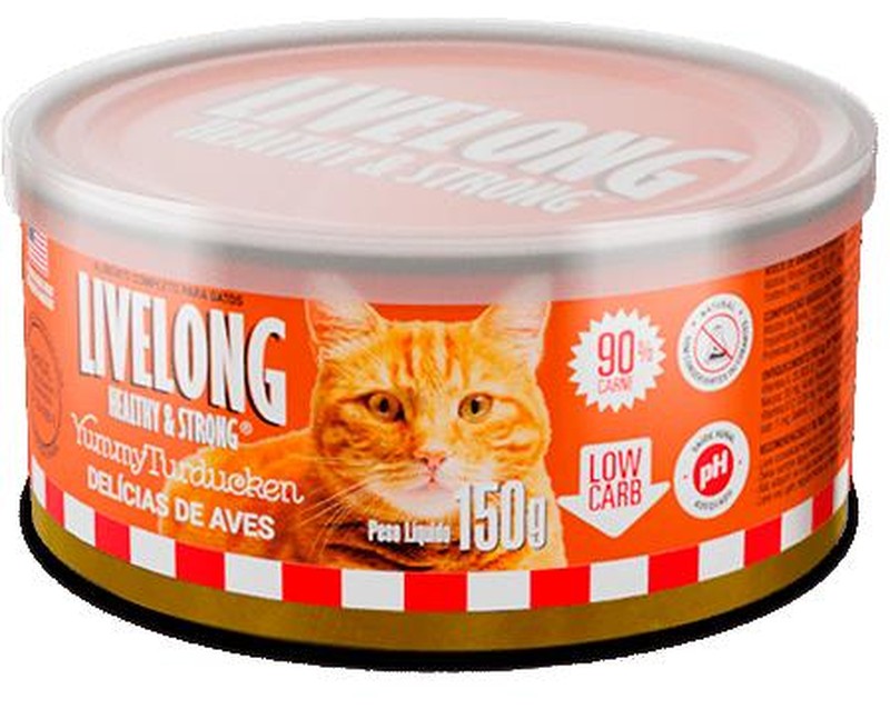 LIVELONG GATOS LATA DELICIAS DE AVES