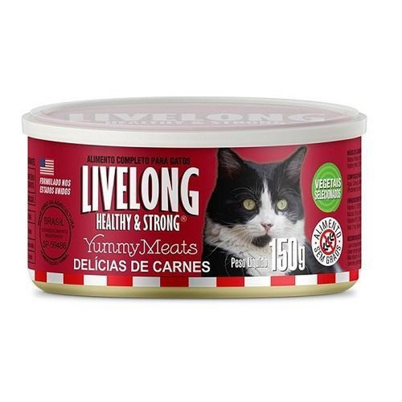 LIVELONG GATOS LATA DELICIAS DE CARNE