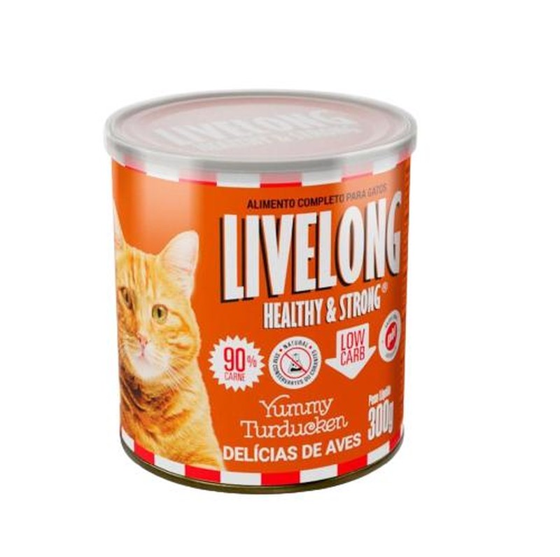 LIVELONG GATOS LATA DELICIAS DE AVES