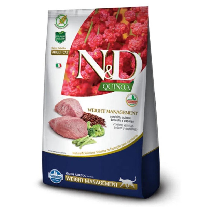 NED Quinoa Gatos Adultos Weight Management Cordeiro