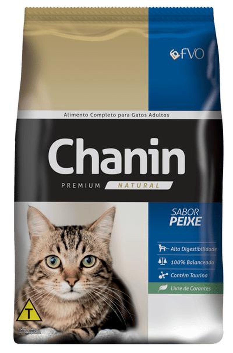 Chanin Gatos Sabor Peixe