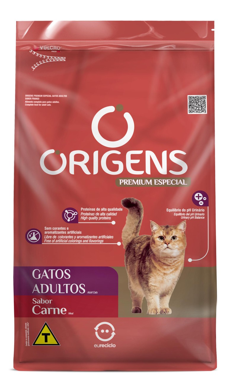 ORIGENS GATOS ADULTOS CARNE