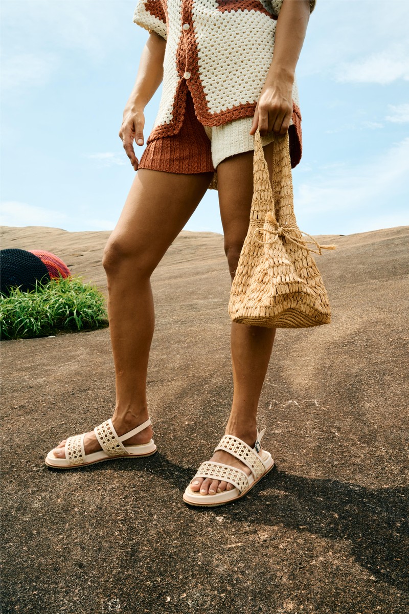 Pré Venda Bolsa Croche Palha Abacaxi