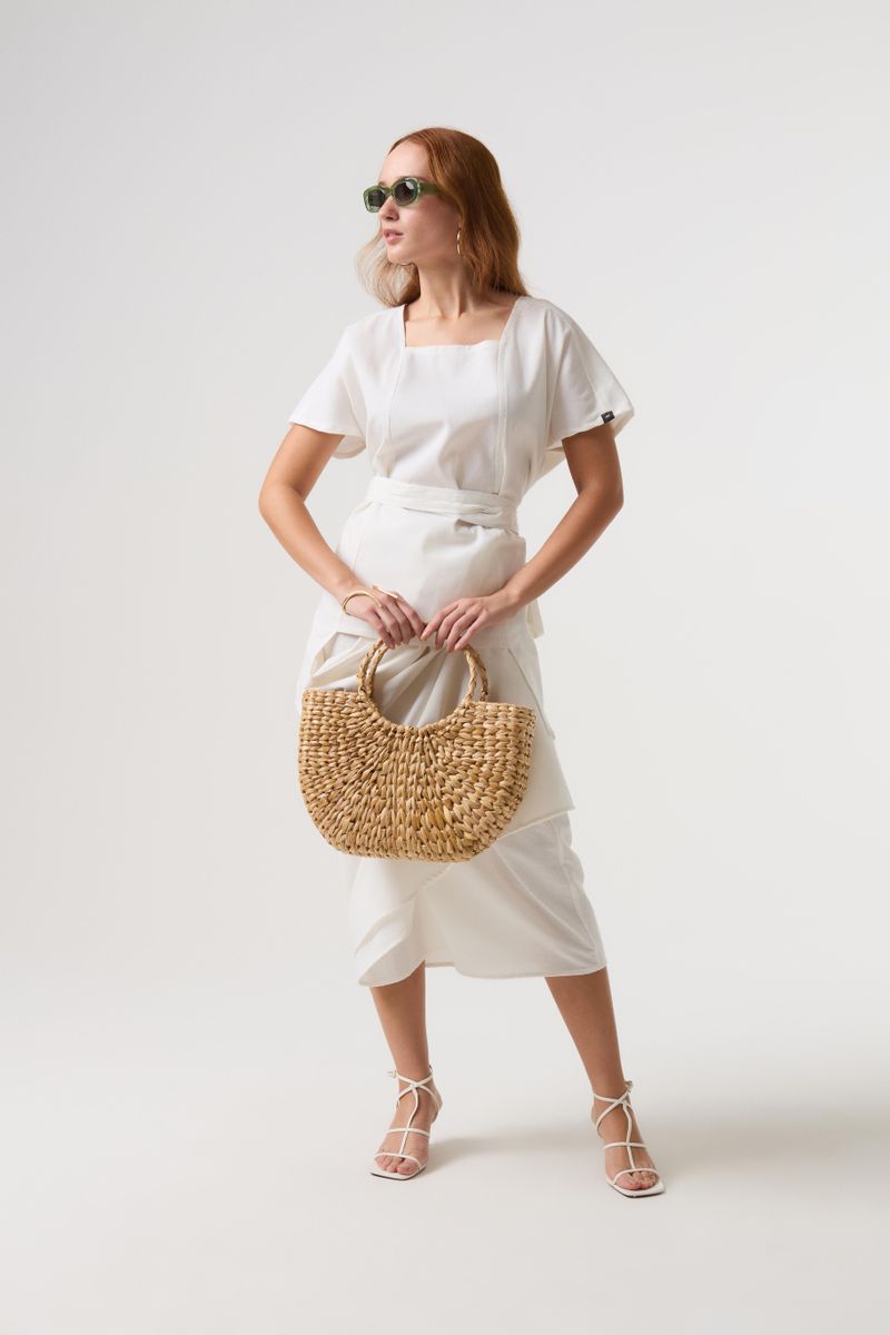 Foto do produto BLUSA AMARRAS OFFWHITE