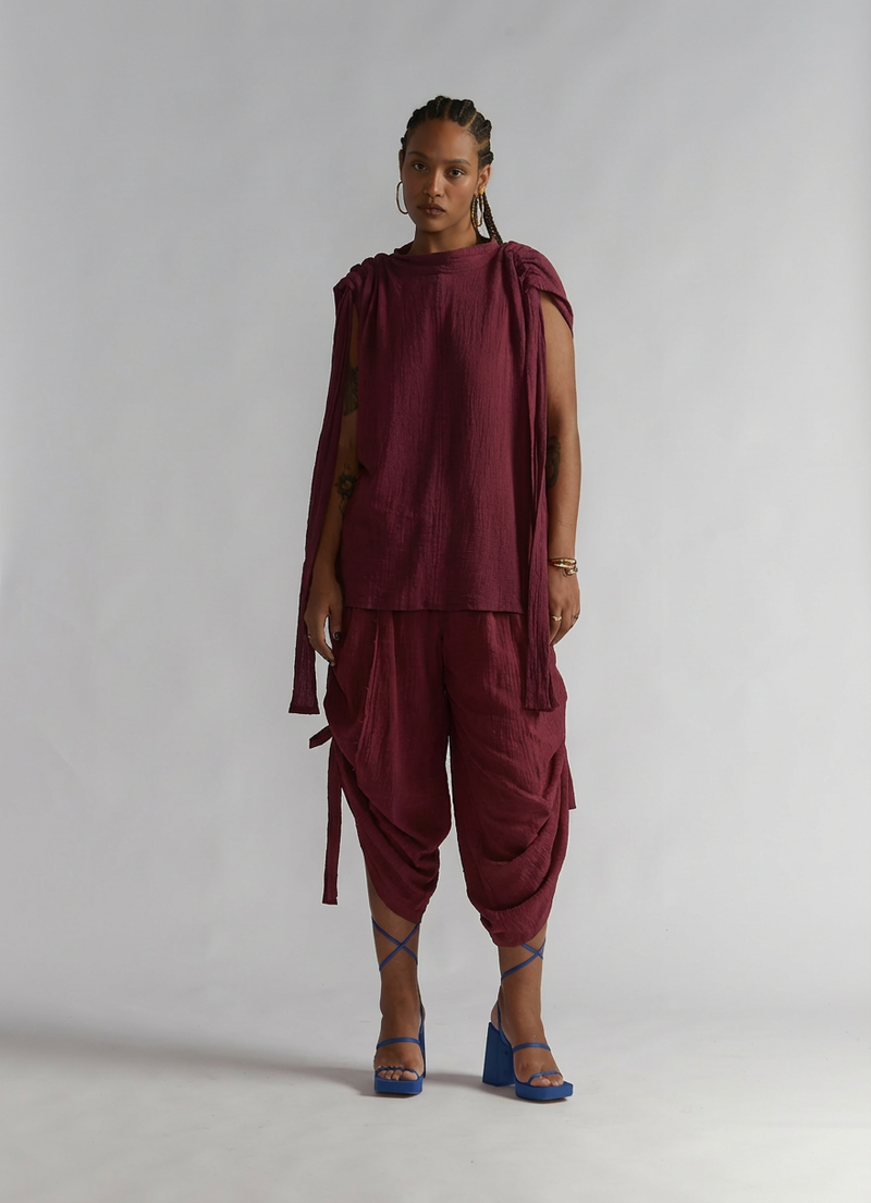 Foto do produto BLUSA TARSILA BORDEAUX