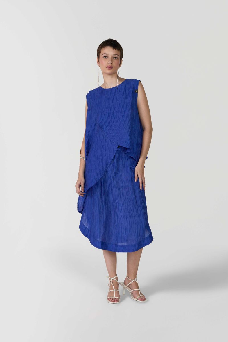Foto do produto BLUSA NIDUS AZUL COBALTO