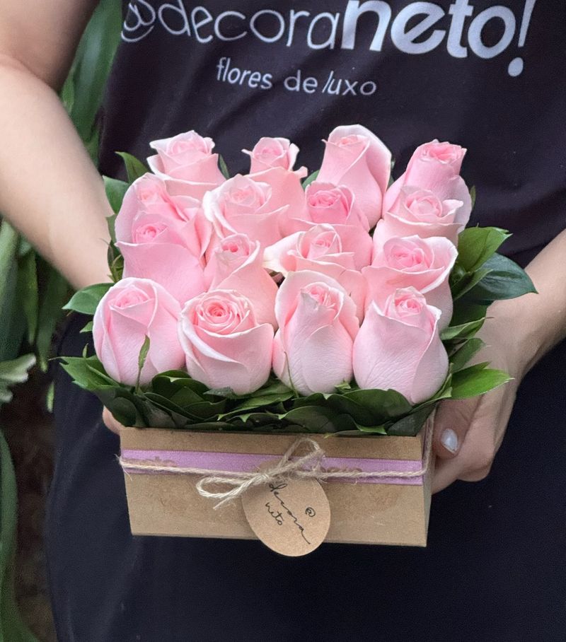 Pack Quadrado com Rosas Nacionais