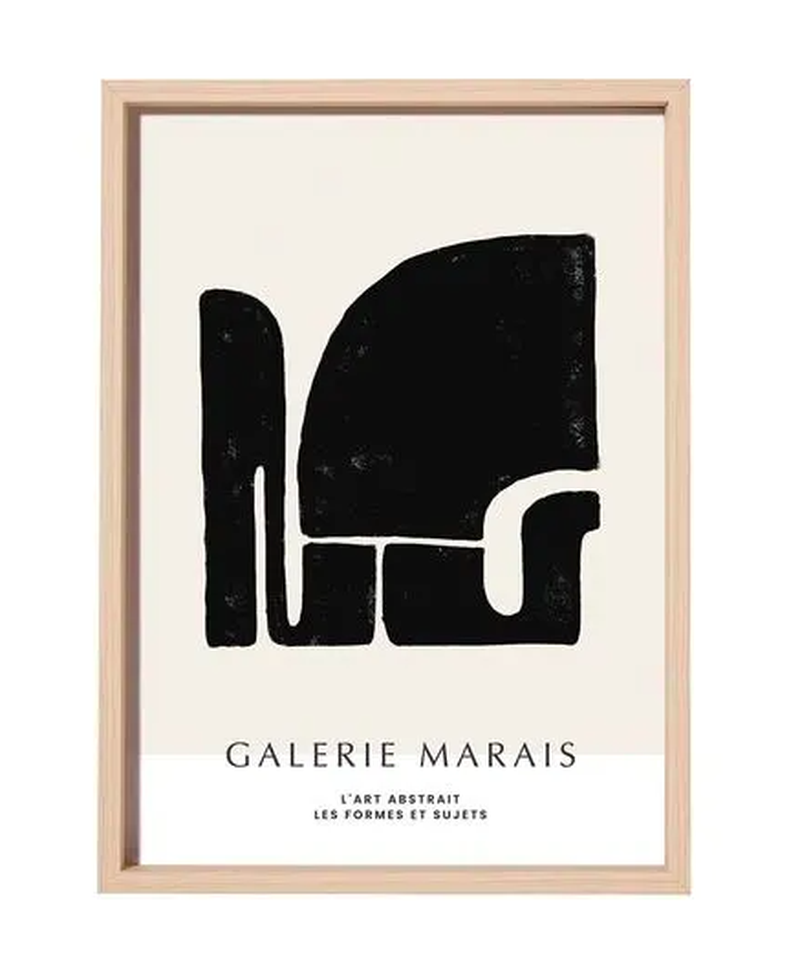 Quadro composição Galerie Marais (2 peças)