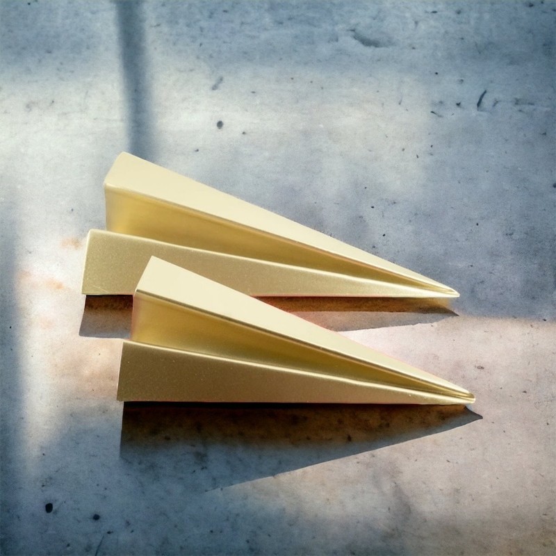 Escultura avião em metal - pequeno
