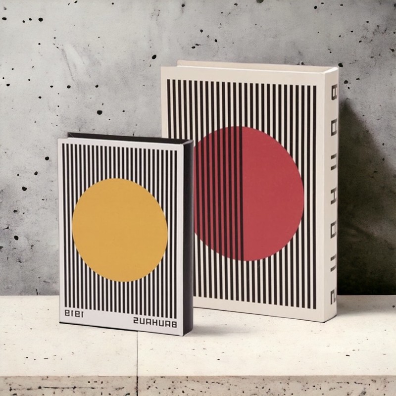 Livro caixa Bauhaus (2 peças)