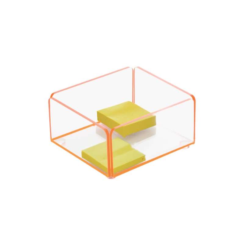 Box organizador Neon - laranja (P)