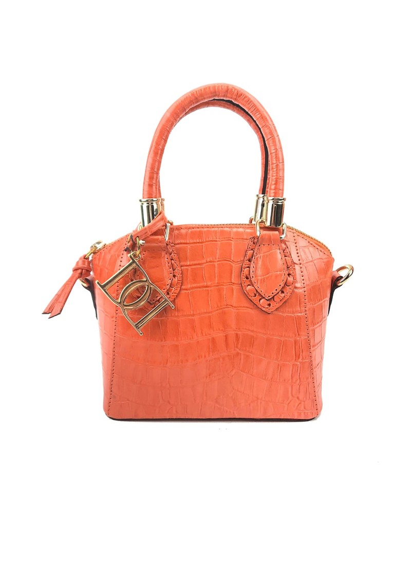 BOLSA KELLY TOTE COURO LARANJA