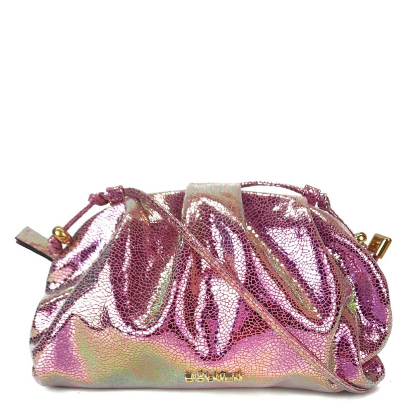 BOLSA BRUNA CLUTCH COURO ESTELAR PINK