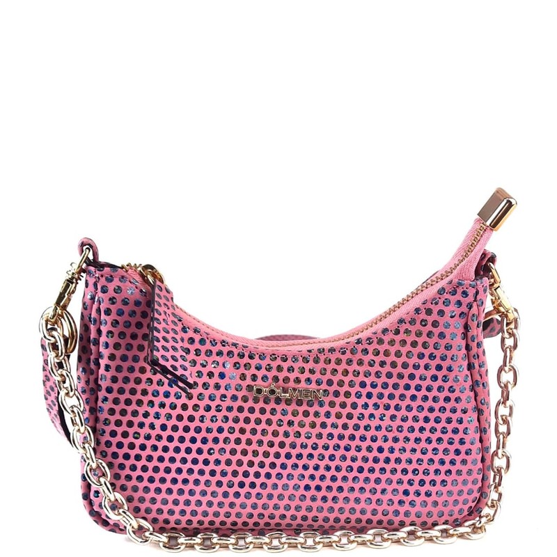 BOLSA LIA TIRACOLO COURO POA PINK