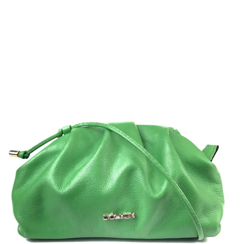 BOLSA BRUNA CLUTCH COURO VERDE