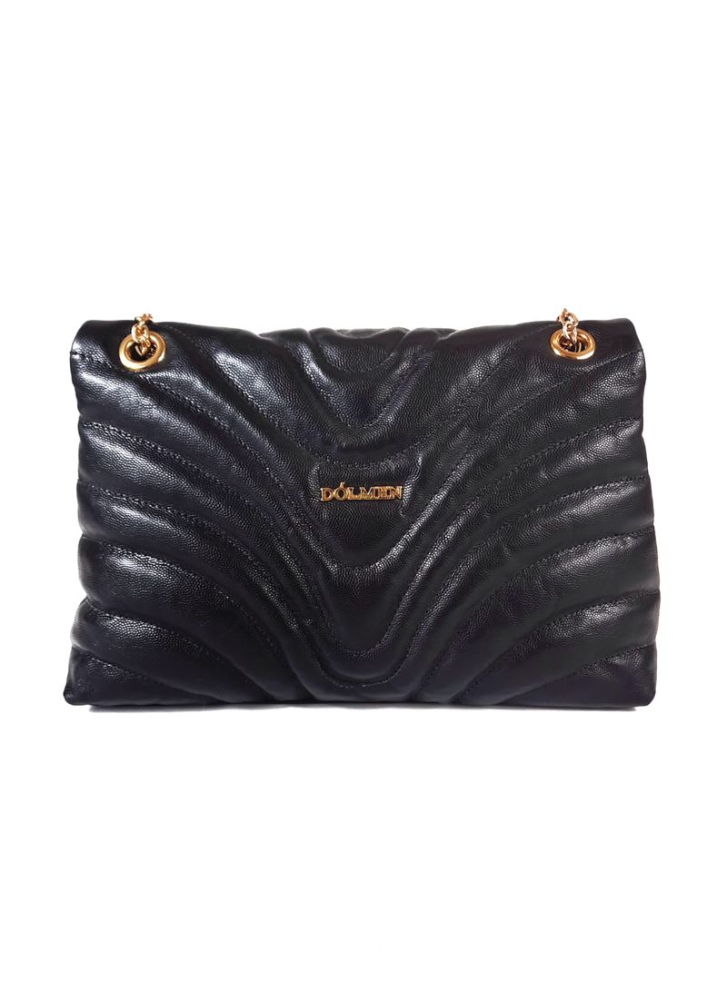 BOLSA YARA TIRACOLO COURO PRETO