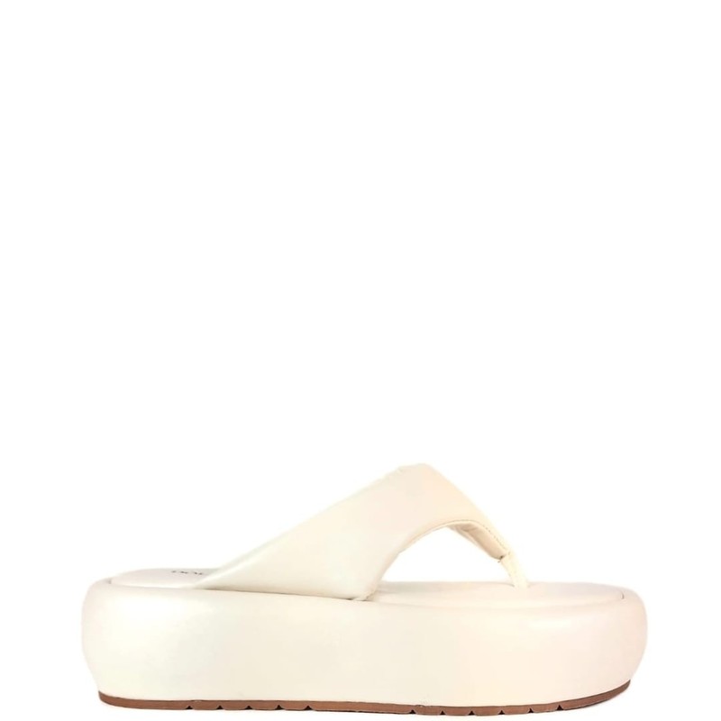 SANDALIA FLATFORM OFF WHITE