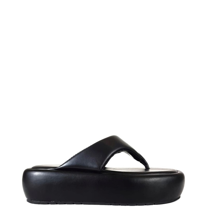 xSANDALIA FLATFORM PRETO