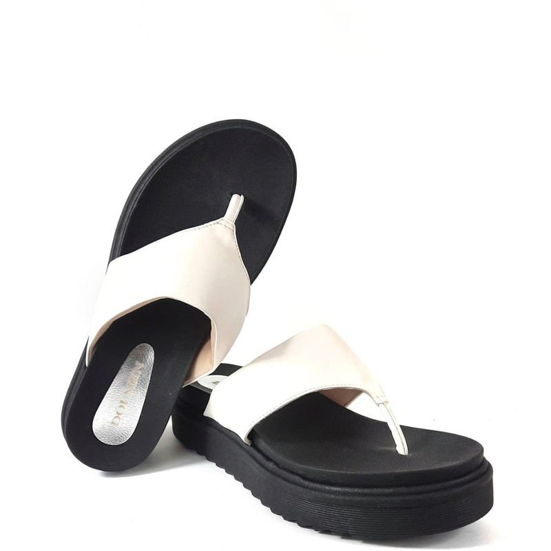 SANDALIA FLATFORM OFF WHITE