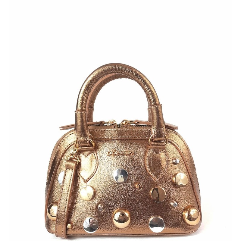 MINI BAG NEW LOLLA COURO BRONZE