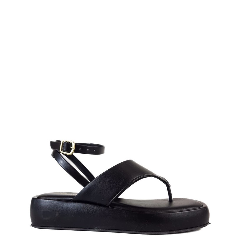 SANDALIA FLATFORM PRETO