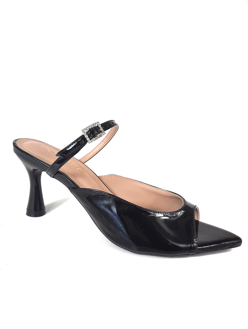 SANDALIA MULE PRETO