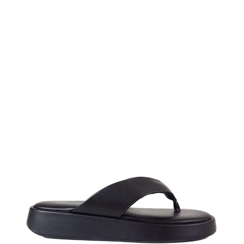 SANDALIA FLATFORM PRETO