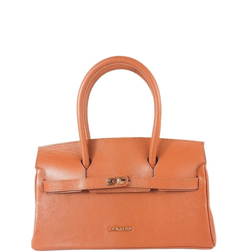 BOLSA AMELIA COURO TOTE CARAMELO