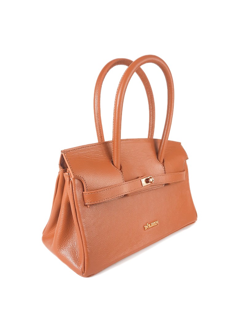 BOLSA AMELIA COURO TOTE CARAMELO