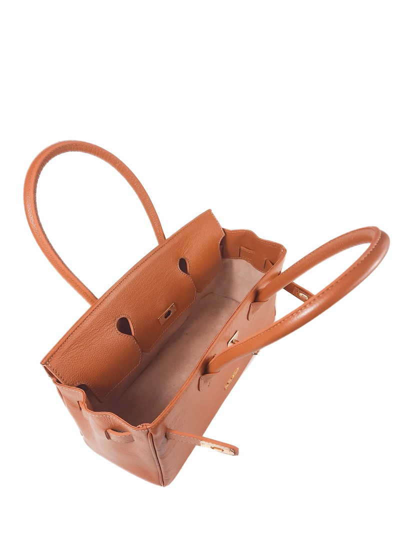 BOLSA AMELIA COURO TOTE CARAMELO