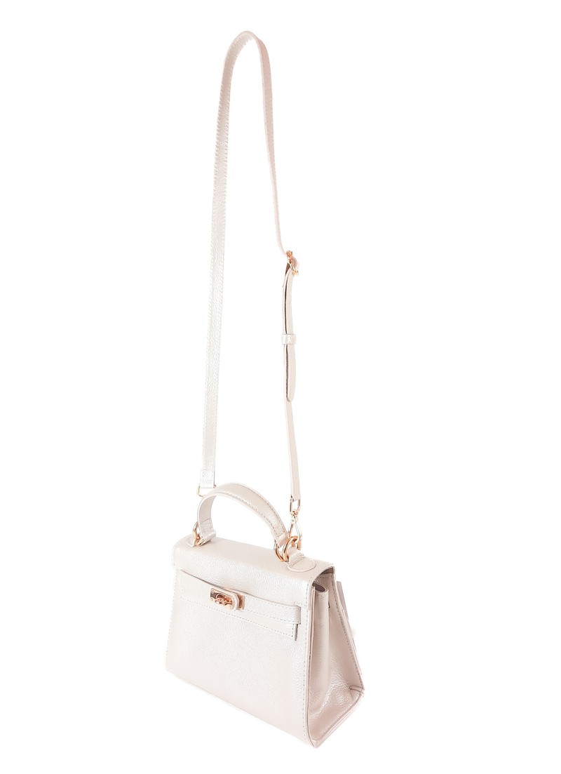 xBOLSA RAISSA COURO TOTE TIRACOLO OFF WHITE