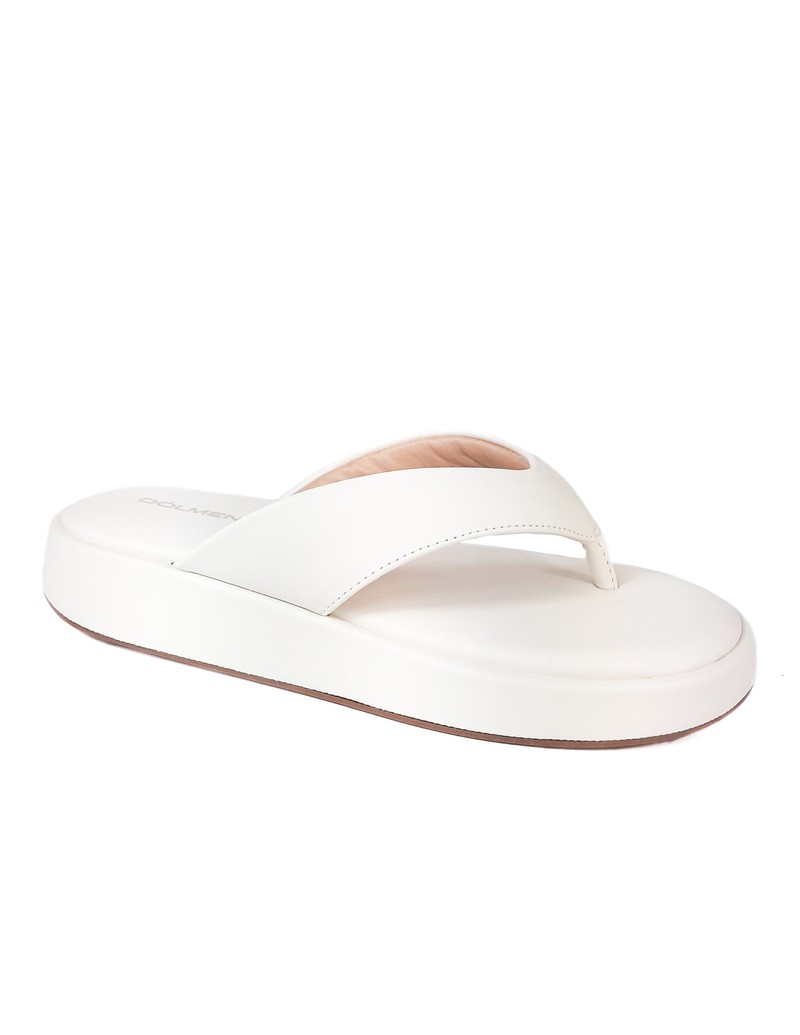 SANDALIA FLATFORM BRANCA