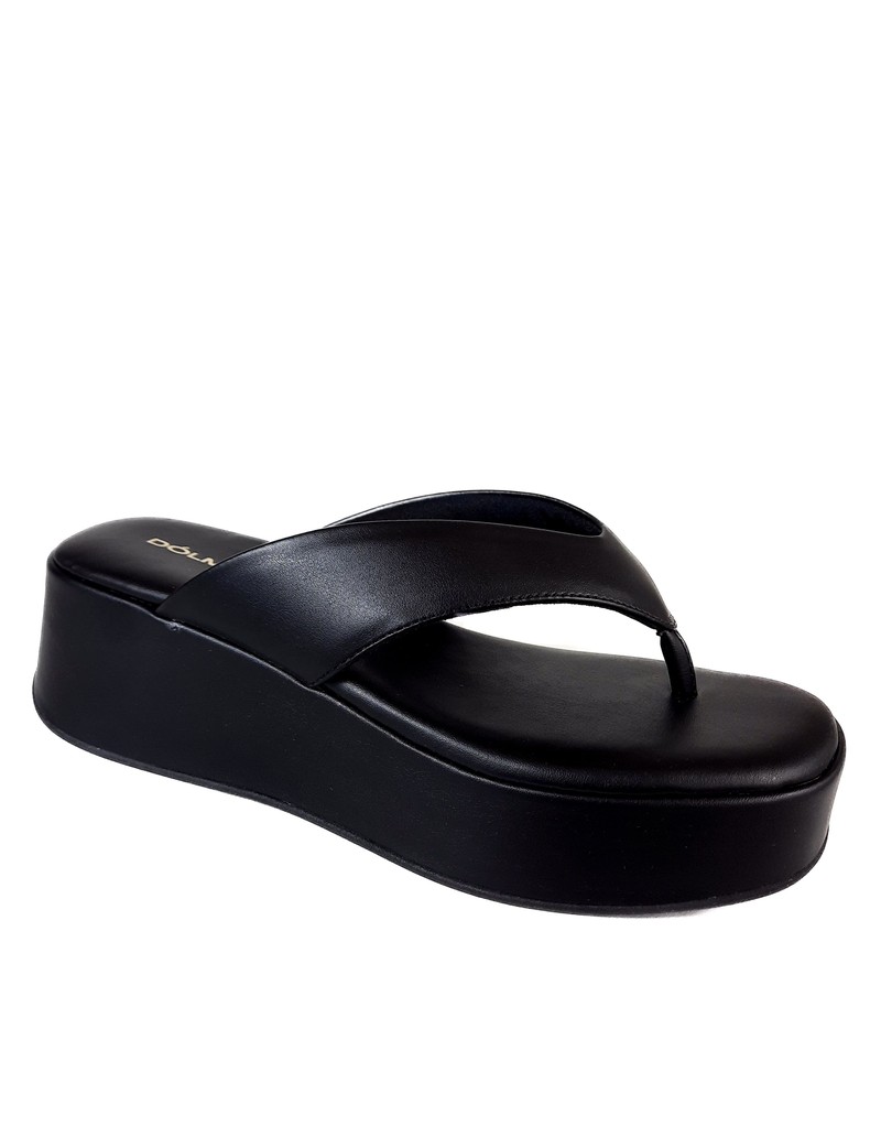 xSANDALIA FLATFORM PRETA