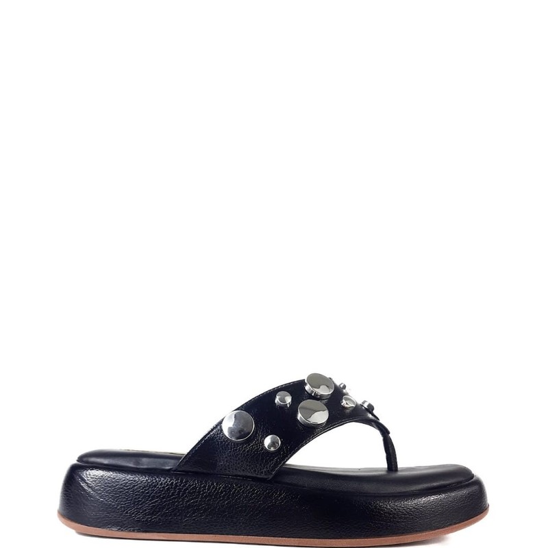 SANDALIA FLATFORM PRETO