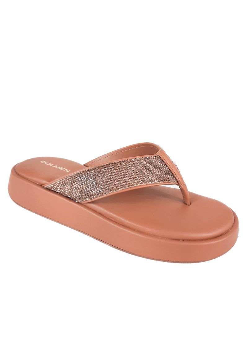 SANDALIA FLATFORM CAPUCCINO