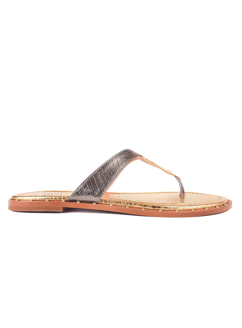 RASTEIRA FLAT SERPENTE OURO