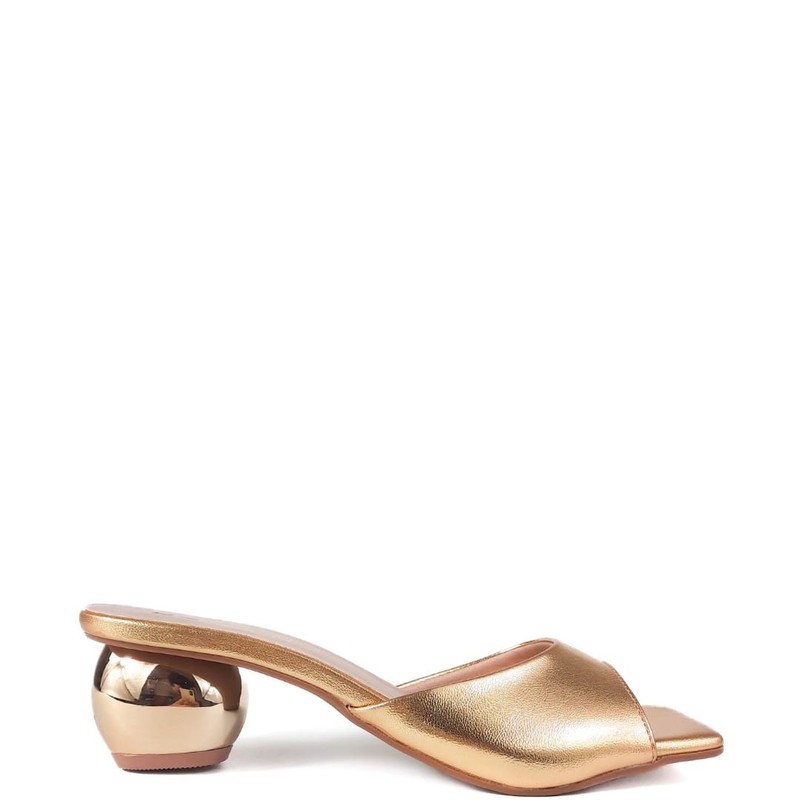 MULE SALTO OVAL OURO