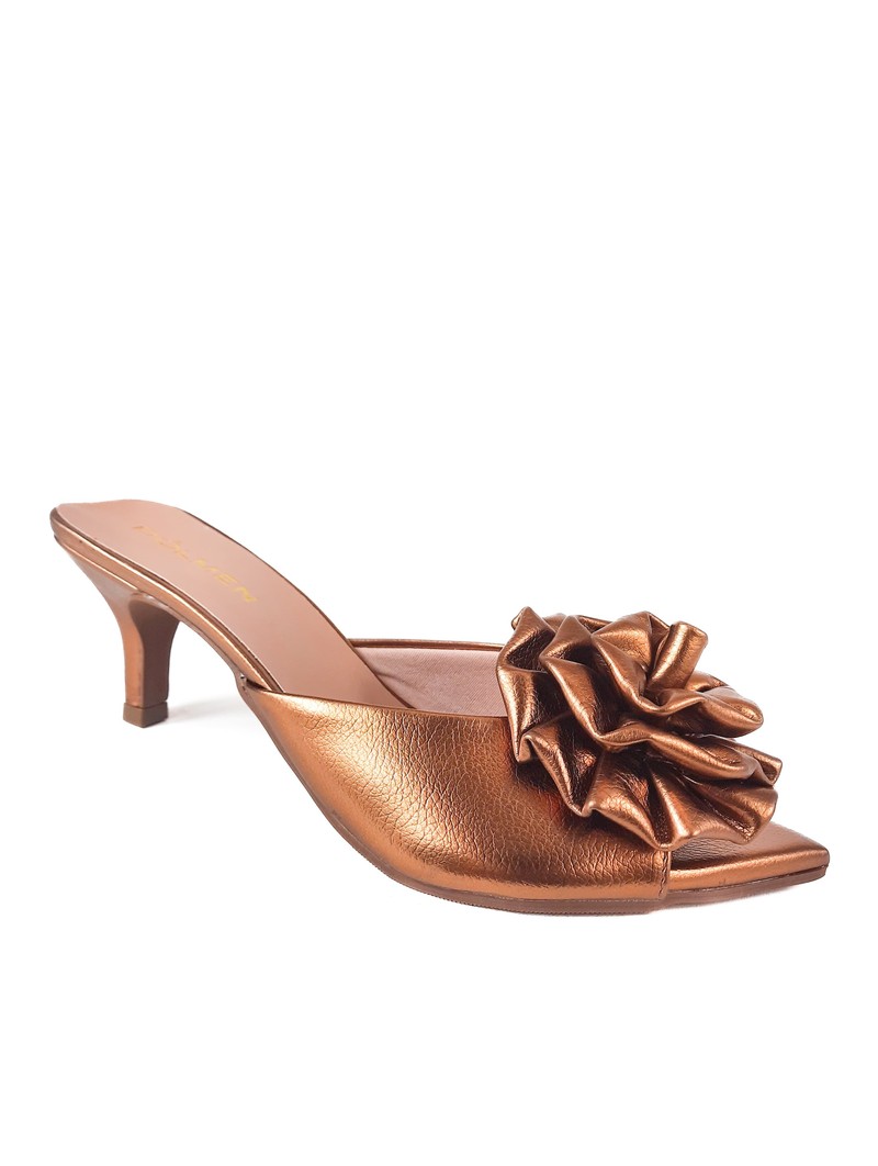 SANDALIA MULE BRONZE