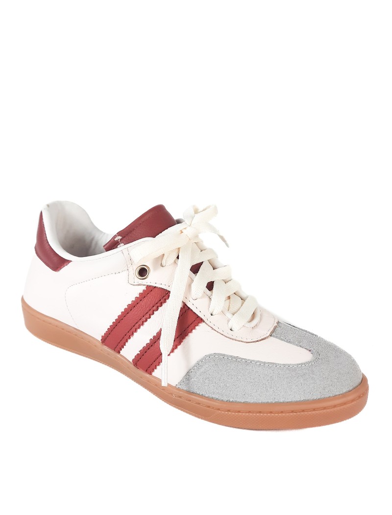 TENIS COURO OFF WHITE