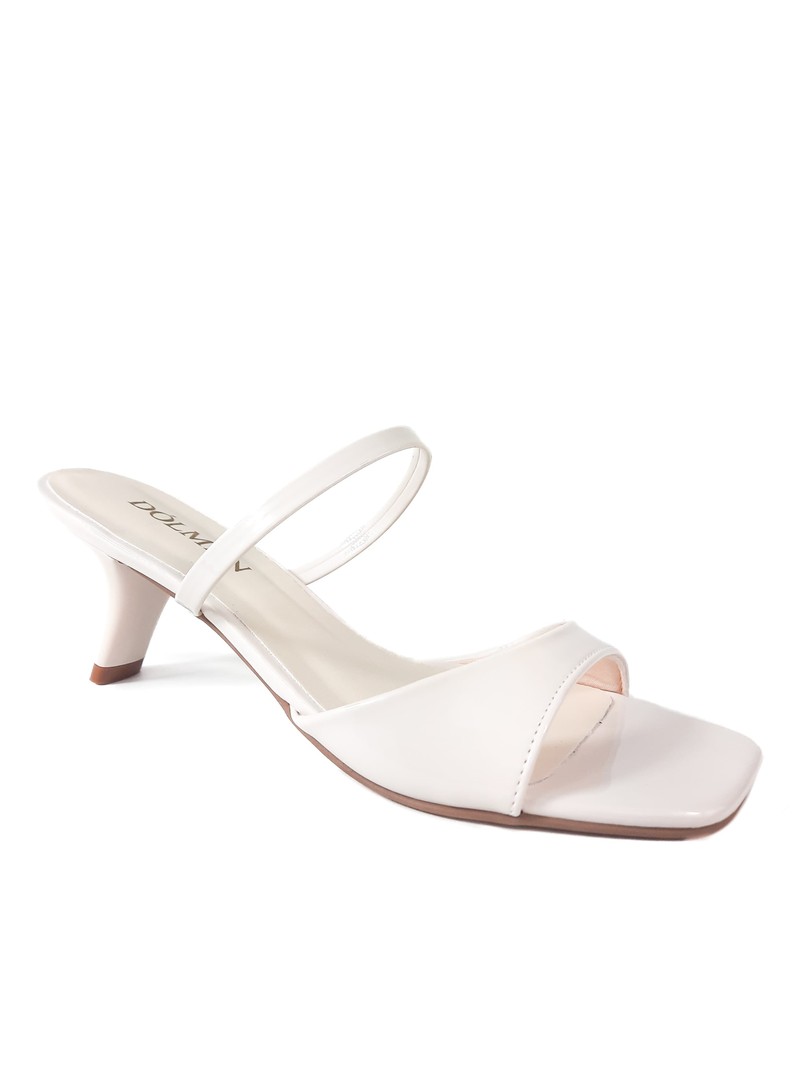 SANDALIA SALTO BAIXO OFF WHITE