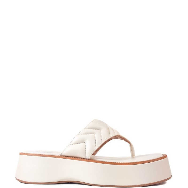 SANDALIA FLATFORM OFF WHITE