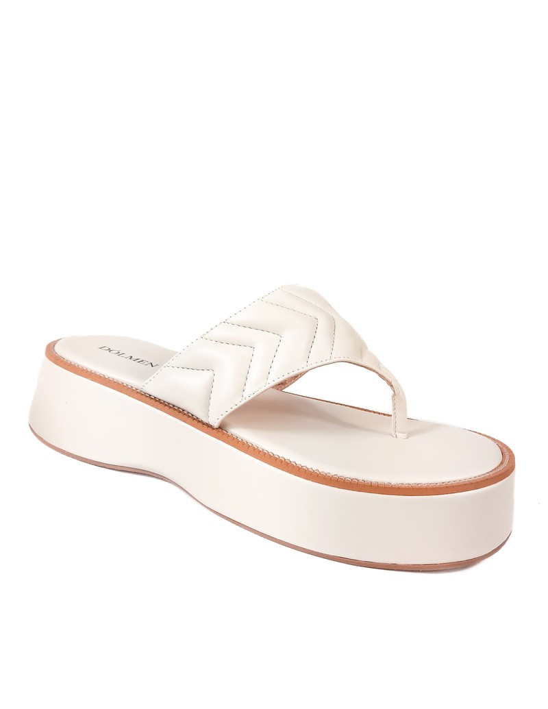 SANDALIA FLATFORM OFF WHITE