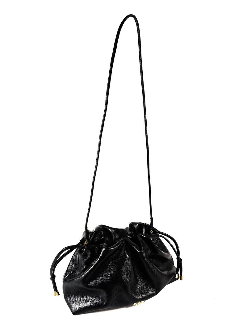 BOLSA RENATA CLUTCH COURO PRETO