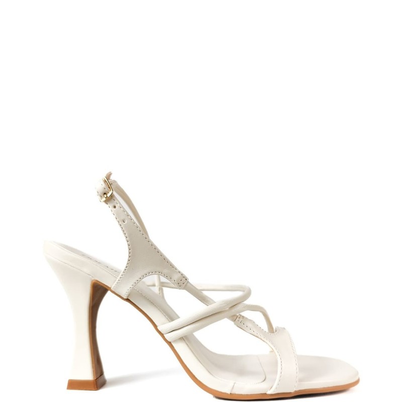 SANDALIA SALTO ALTO OFF WHITE