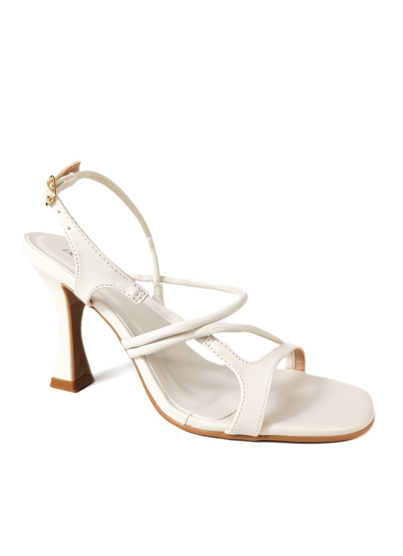 SANDALIA SALTO ALTO OFF WHITE