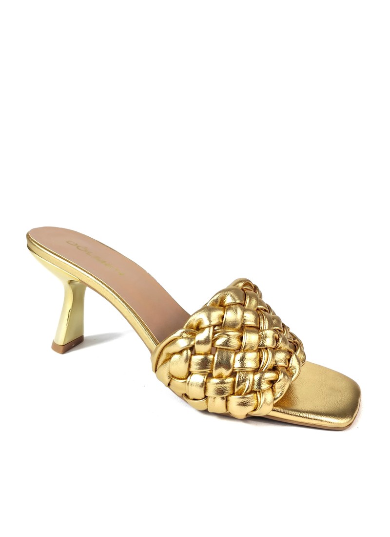 SANDALIA MULE OURO